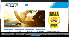 Desktop Screenshot of lifecyclesfuerteventura.com